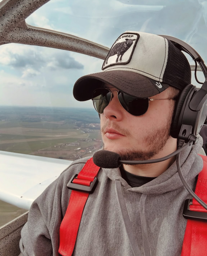Stát se pilotem byl dlouholetý sen Bořivoje. 