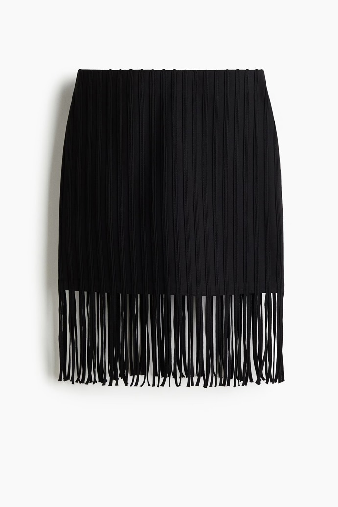 Sukně s třásněmi, H&M, 1239 Kč