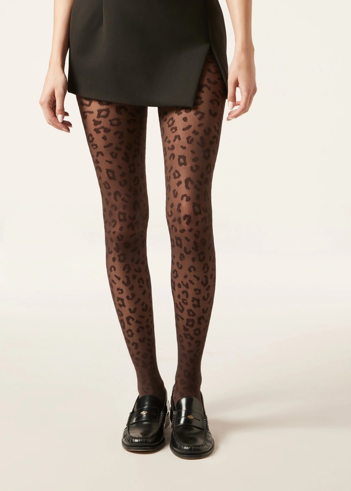 Tenké 30denové punčocháče se zvířecím vzorem, Calzedonia, 369 Kč