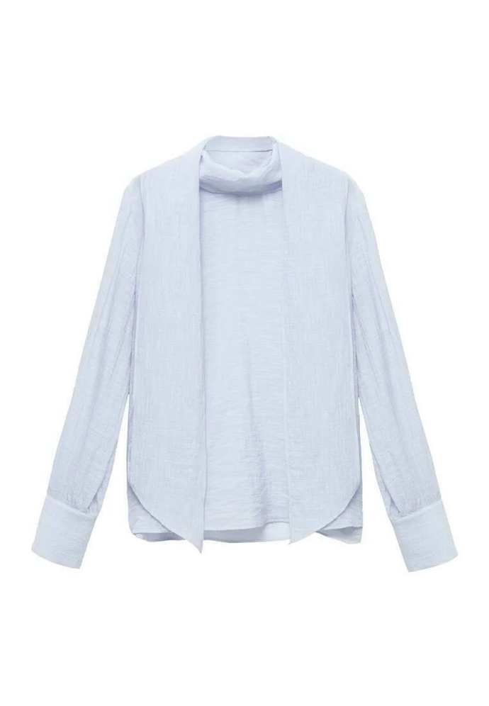 Blůza s vázačkou, Mango, 999 Kč