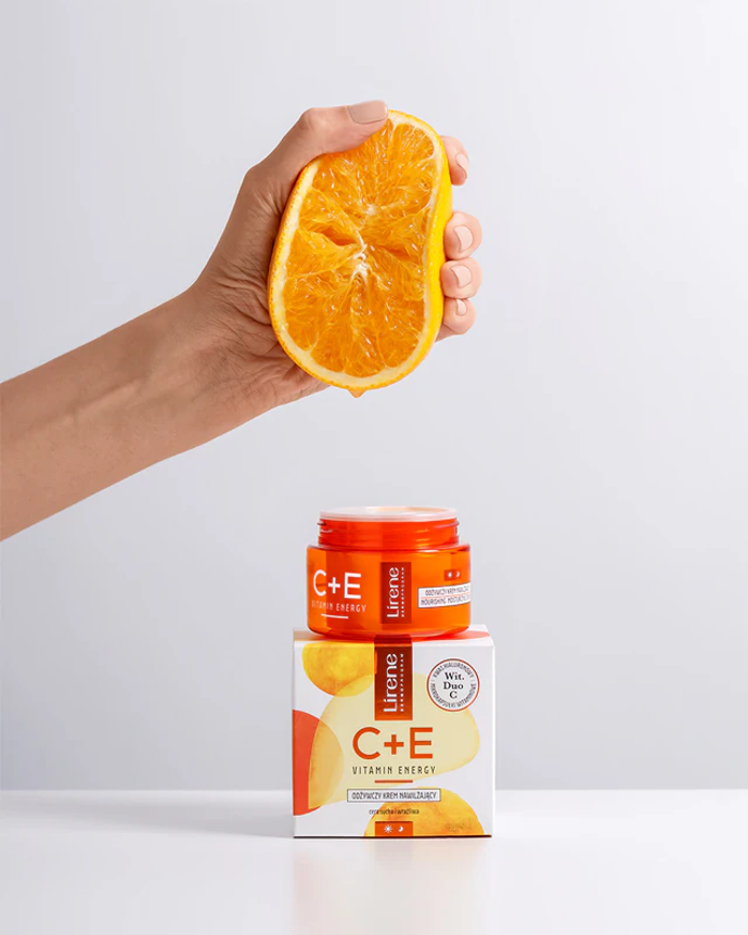 Pleťový krém pro výživu a hydrataci s vitaminy C a E, Lirene, 181 Kč