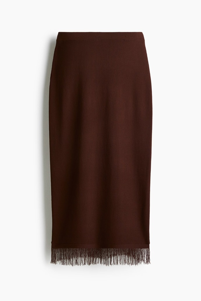 Sukně s třásněmi, H&M, 859 Kč
