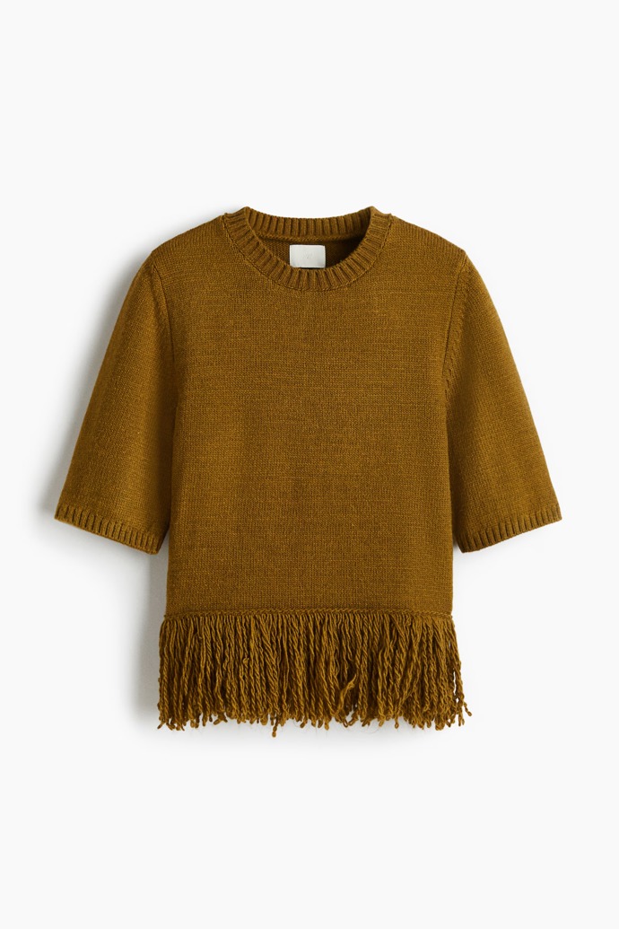 Svetřík s třásněmi, H&M, 739 Kč