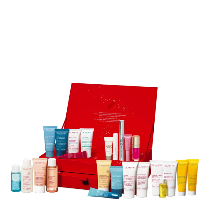 Adventní kalendář, Clarins, 3800 Kč