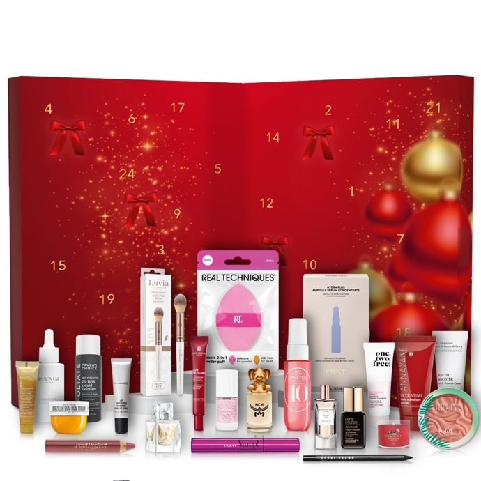 Adventní kalendář s výběrem produktů od různých značek, Douglas Collection, 2100 Kč