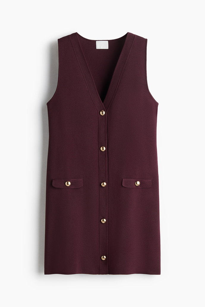 Šaty s výstřihem do V, H&M, 979 Kč