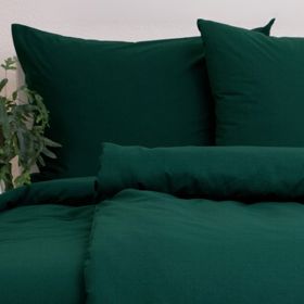 Bavlněné povlečení Renforcé – Jasmine tmavě zelená od MK Lůžkoviny. Cena se slevou: 559 Kč (Běžná cena: 699 Kč) 