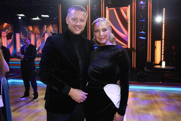Markéta Konvičková se snoubencem Reném Kubošem.