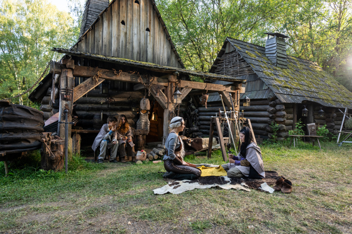 Snímek z natáčení nové pohádky Zrození alchymistky.