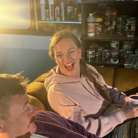 Kristýna Leichtová se bavila.