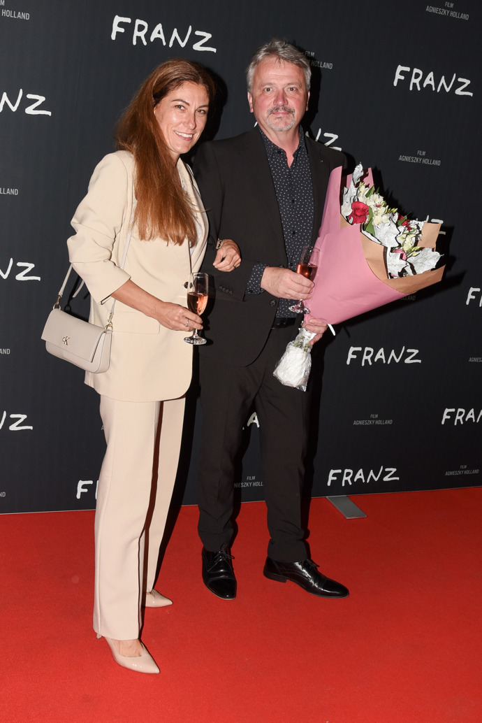 Eva Decroix na premiéře filmu Franz.