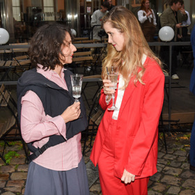 Jana Bernášková takto navštívila tiskovou konferenci k soutěži Roztančené divadlo. 