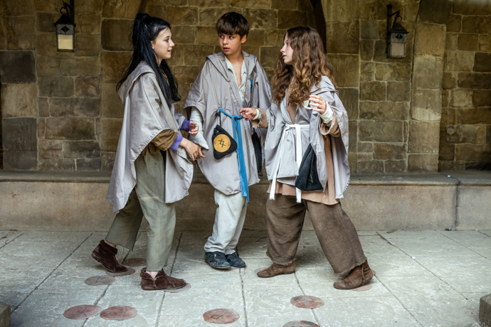 Snímek z natáčení nové pohádky Zrození alchymistky.