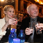 Otakar Brousek s Monikou Absolonovou na Tháliích v roce 2012.