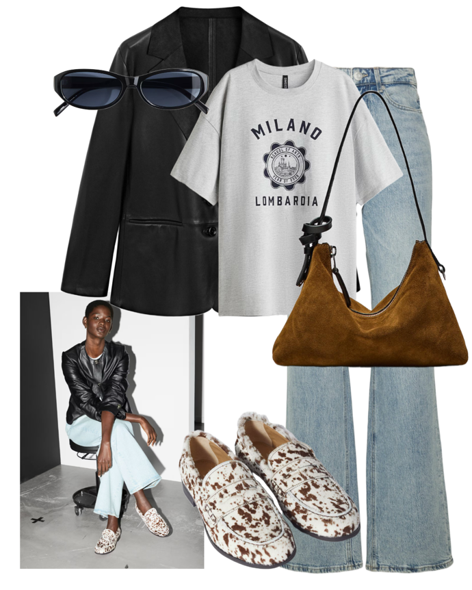 Samozřejmostí je kombinace s džínami a takhle můžete využít i trendy zvířecí vzor. 