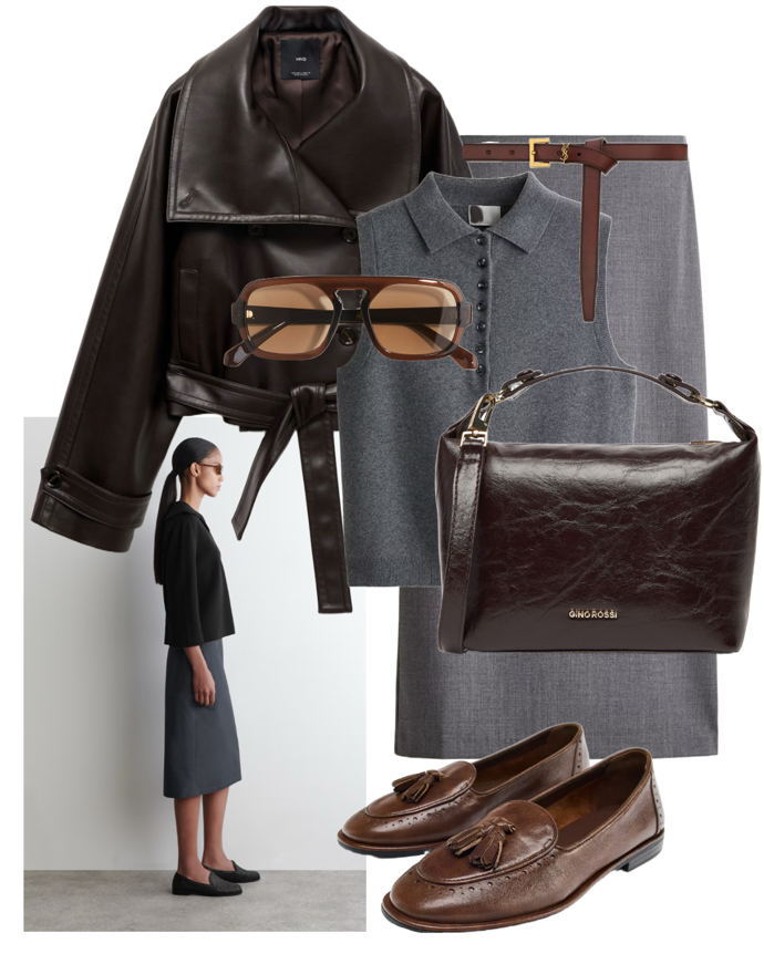 Do pracovního prostředí se budou hodit k midi sukni...