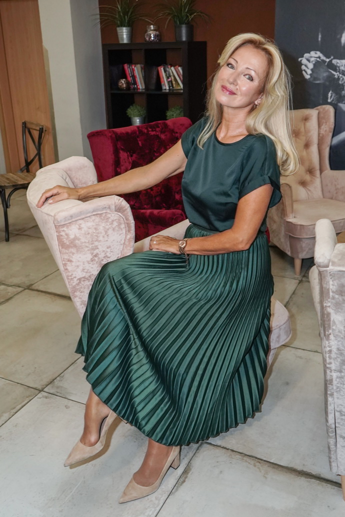 Outfit Kateřiny Brožové je skvělou inspirací pro podzimní dny.