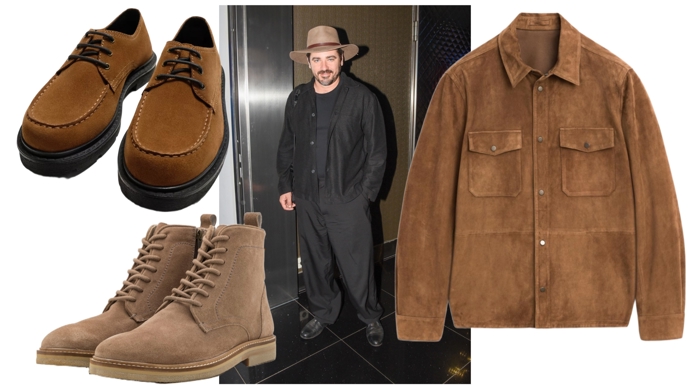 Vojtěch Kotek se obléká dobře, tento návrh je jen možností vylepšení a nebo tip na další styling už k těmto základním kouskům, které má na sobě. 