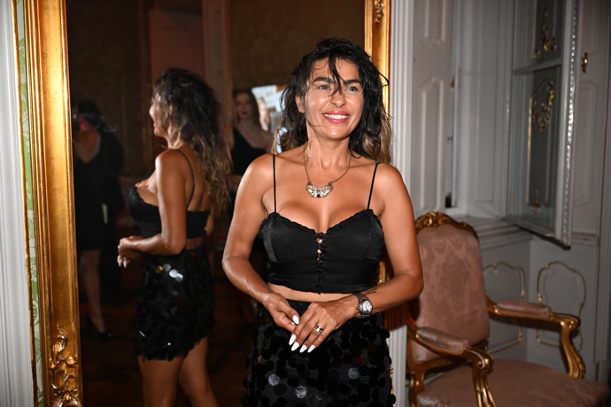 Anife Vyskočilová na Playboy party.