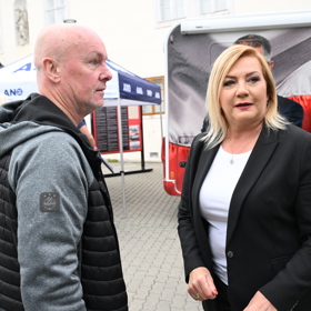Alena Schillerová ve Šlapanicích.