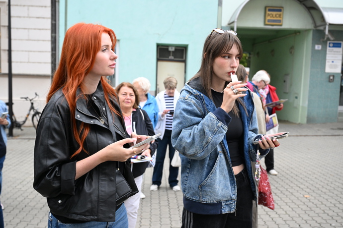 Aneta Zicklerová a Viktorie Kalivodová.