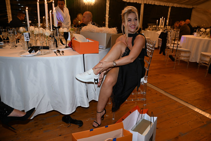 Dominika Myslivcová měla z nových bot radost.