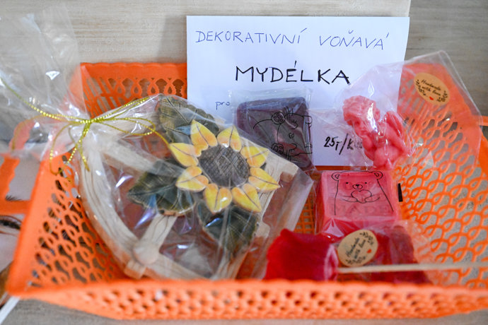 Dekorativní voňavá mýdélka.