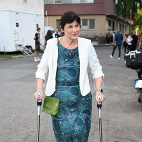 Jiřina Hofmanová se ve hře vydávala za Kateřinu.