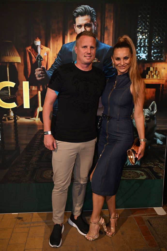 Lenka Limberská s manželem.