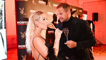FOTO: Podnikatel Tomáš Horáček s Dominikou Myslivcovou.