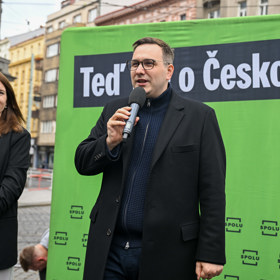 Jan Lipavský na akci Spolu.