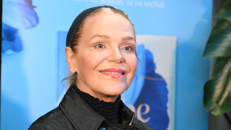Dagmar Havlová na křtu knihy. 