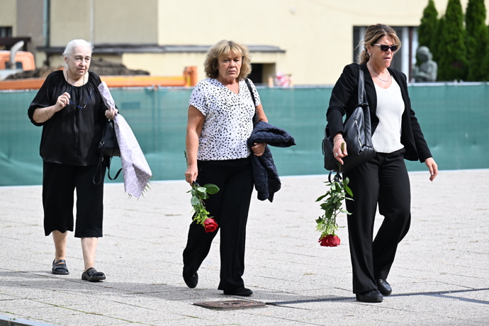 Poslední rozloučení s Petrem Obdržálkem.