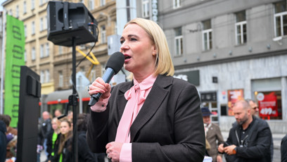 FOTO: Jana Černochová vystoupila na akci Spolu.