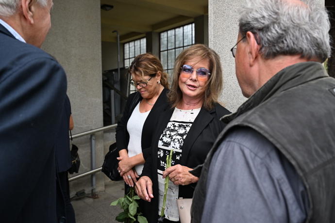 Marie Tomsová přišla dát Petru Obdržálkovi poslední sbohem.