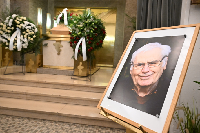 Pohřeb režiséra Petra Obdržálka.