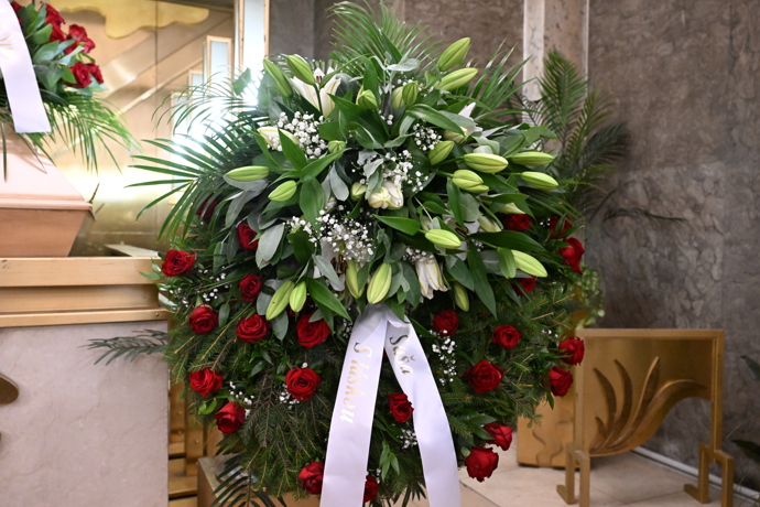 Pohřeb režiséra Petra Obdržálka.