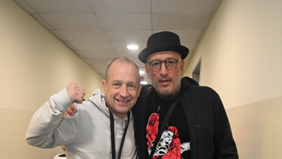 FOTO: Jakub Mohamed Ali s Martinem Kociánem před zápasem.
