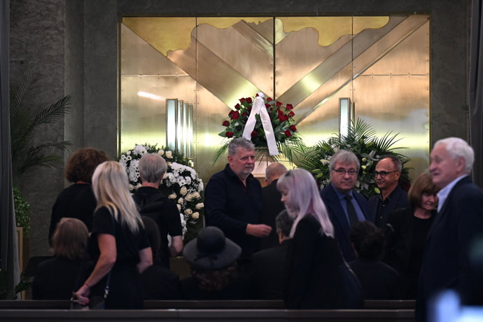 Pohřeb režiséra Petra Obdržálka.