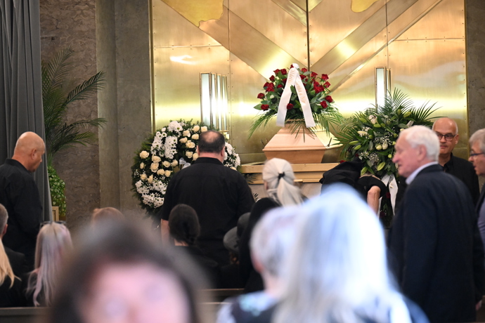 Pohřeb režiséra Petra Obdržálka.