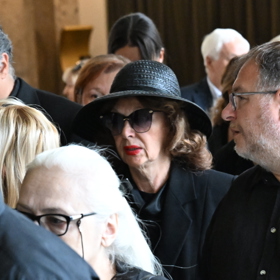 Saskia Burešová dala poslední sbohem svému manželovi.