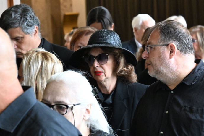 Saskia Burešová dala poslední sbohem svému manželovi.