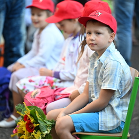 Děti čekaly na prezidenta.