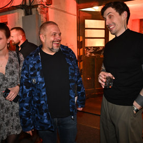 Čestmír Strakatý na premiéře nové řady Zrádců.