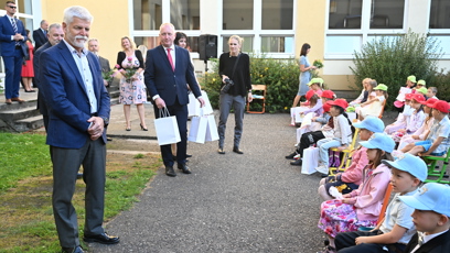 FOTO: Petr Pavel na zahájení nového školního roku.