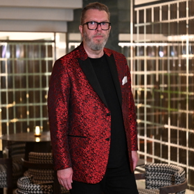 Richard Müller na křtu své nové desky.