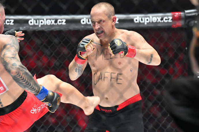 Martin Kocián během zápasu na galavečeru Clash 13.