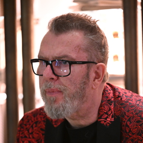 Richard Müller na křtu nové desky.
