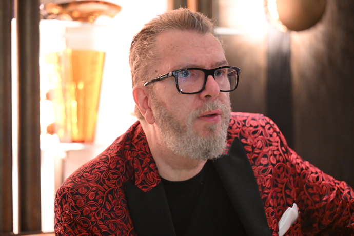 Richard Müller na křtu své nové desky.