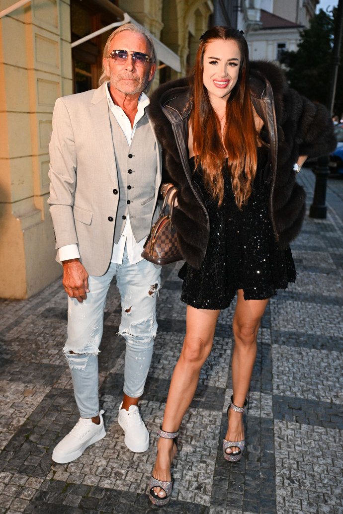 Leo Beránek starší a manželka Kačenka. 